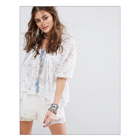 🚫FINAL🚫 Free People Lemon Peasant Blouse - Picture 5 of 5